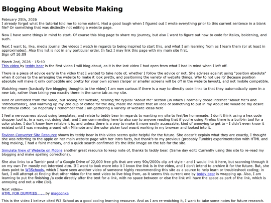 BloggingAboutWebsiteMaking screenshot