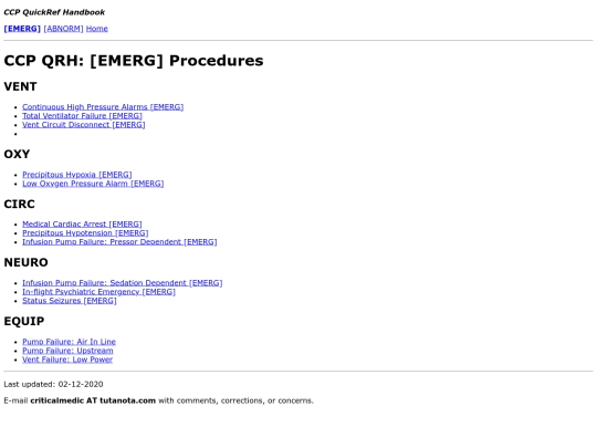 qrh/emerg/emerg_index screenshot