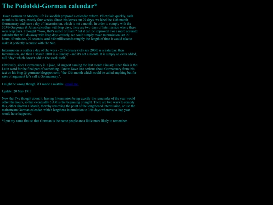 podolskigormancalendar screenshot
