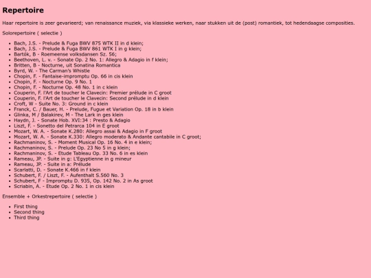 repertoire screenshot