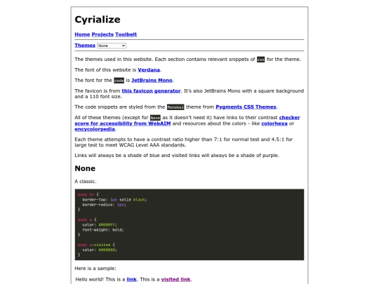 themes screenshot