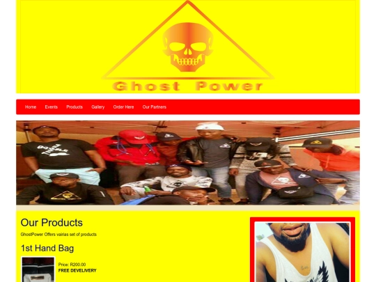 products screenshot