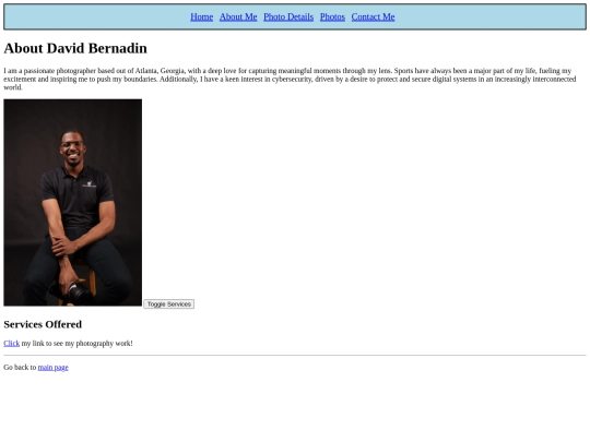 aboutme screenshot