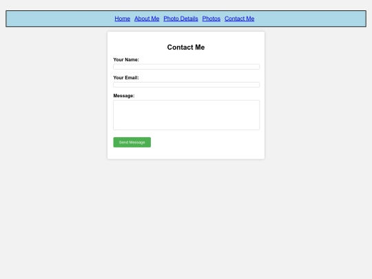 contactMe screenshot