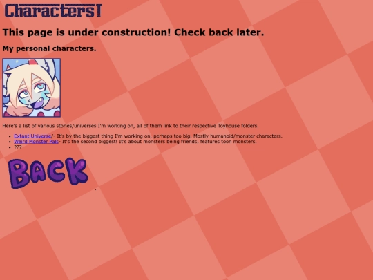 Characters screenshot