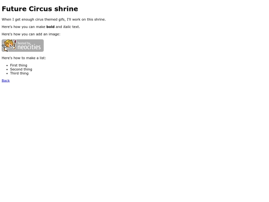 Circus screenshot