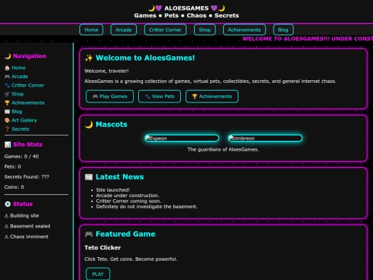 index screenshot