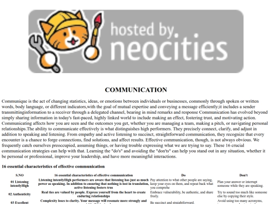 communication screenshot