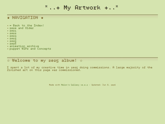art/2025 screenshot
