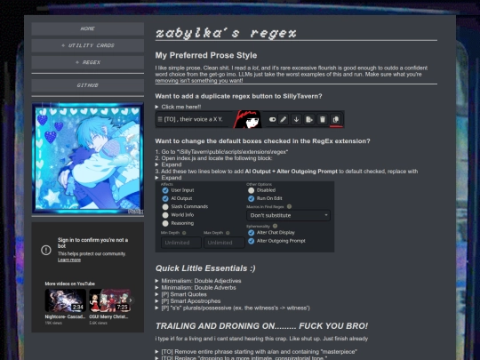 regex screenshot