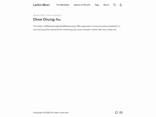 wiki/choe-chung-hu screenshot