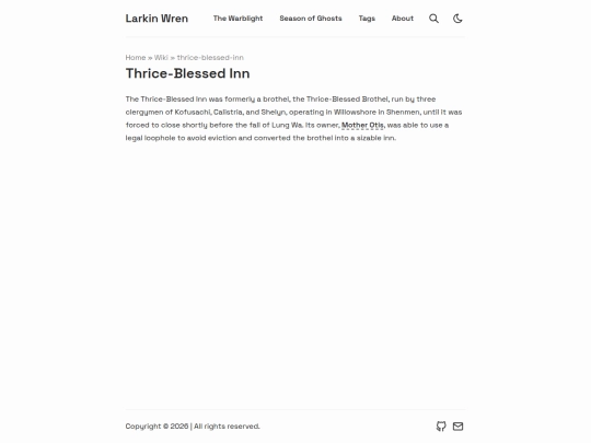 wiki/thrice-blessed-inn screenshot