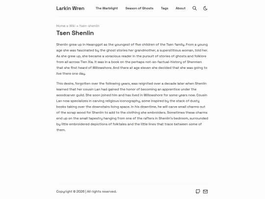 wiki/tsen-shenlin screenshot