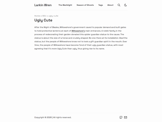 wiki/ugly-cute screenshot