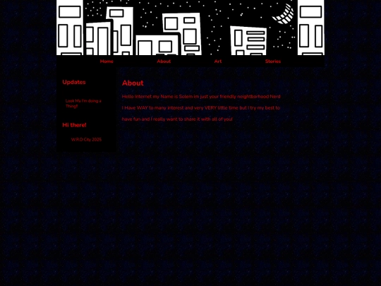 Pages/About screenshot