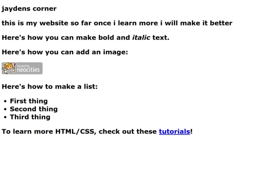 index screenshot