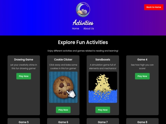 activities screenshot