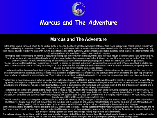 marcus-adventure screenshot