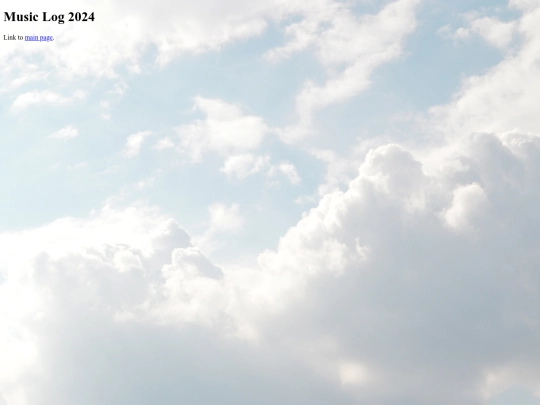 Music-Log-2024 screenshot