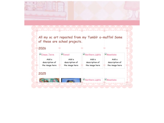 Art pages/OcArt screenshot
