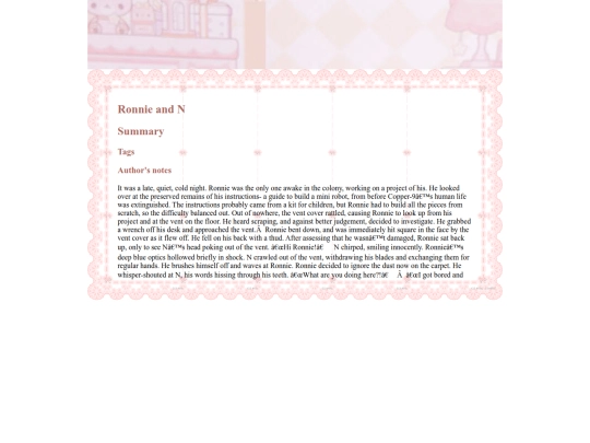 Fic holder/Murder Drones/Rises The Sun screenshot