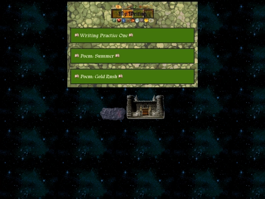 writing screenshot