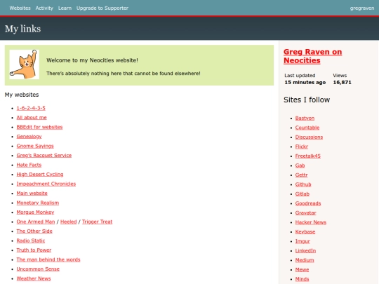 neocities screenshot