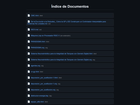 index screenshot