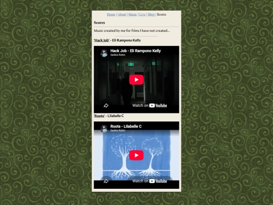 scores screenshot