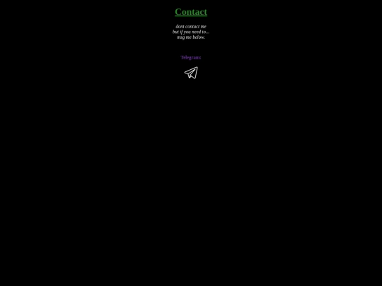 contact screenshot