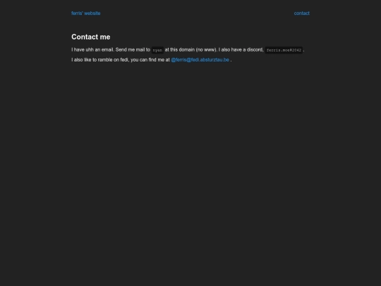 contact screenshot