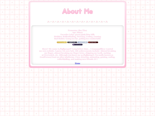 aboutme screenshot