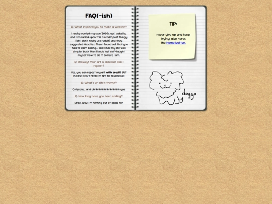 faq screenshot