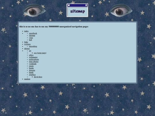 sitemap screenshot