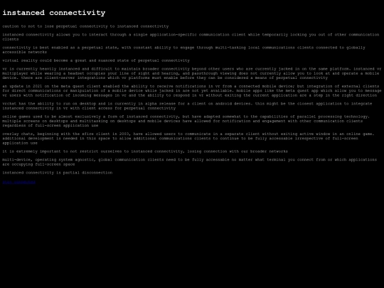 instance screenshot
