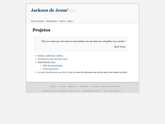 projetos screenshot