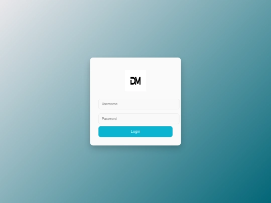 login screenshot