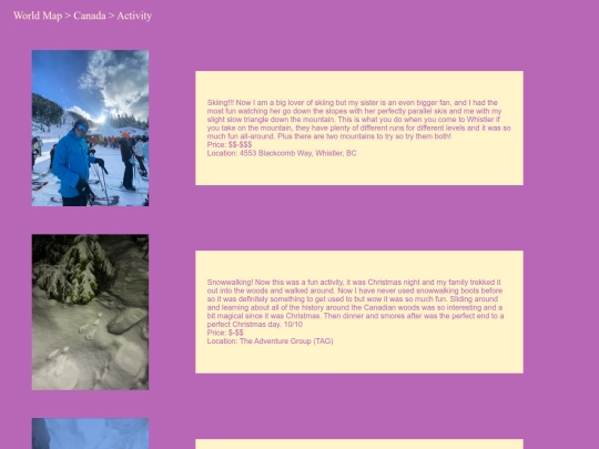 canada/activity screenshot
