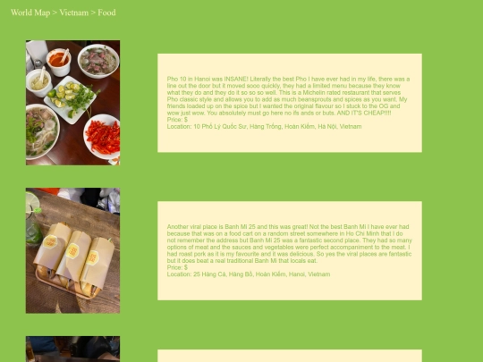 vietnam/food screenshot