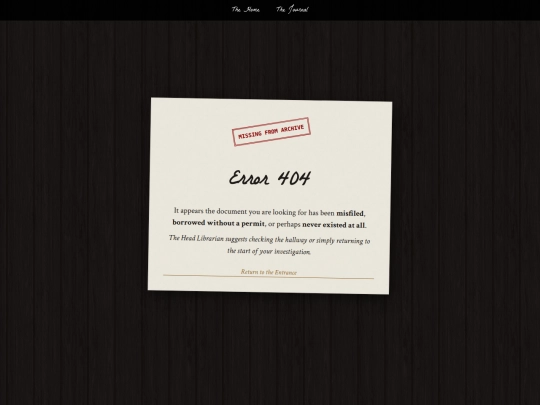 not_found screenshot