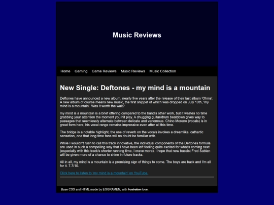 musicreviews screenshot