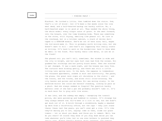 writings/fault screenshot
