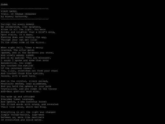 writings/firstDates screenshot