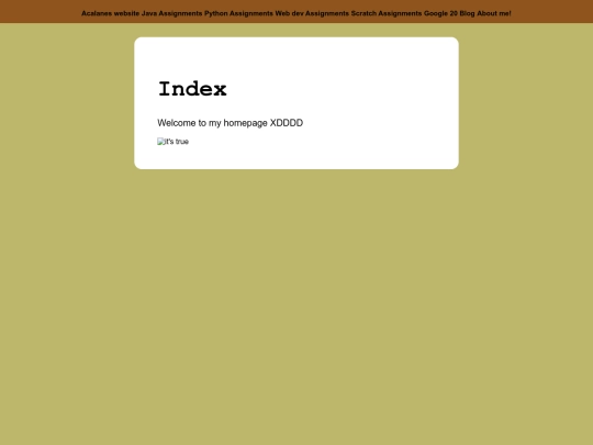 index screenshot