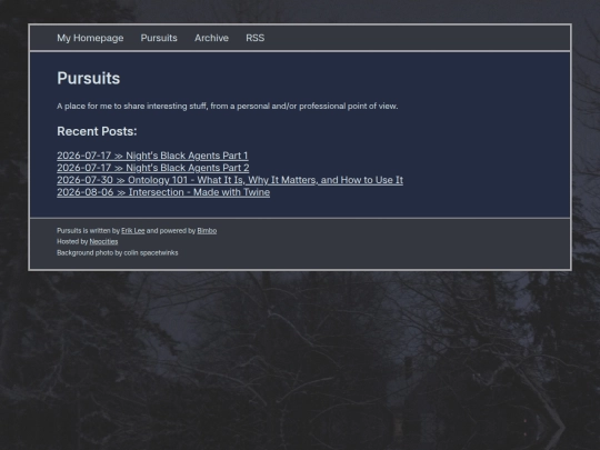 pursuits screenshot