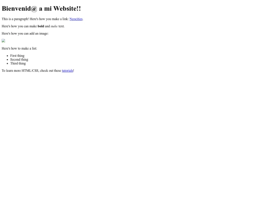 index screenshot