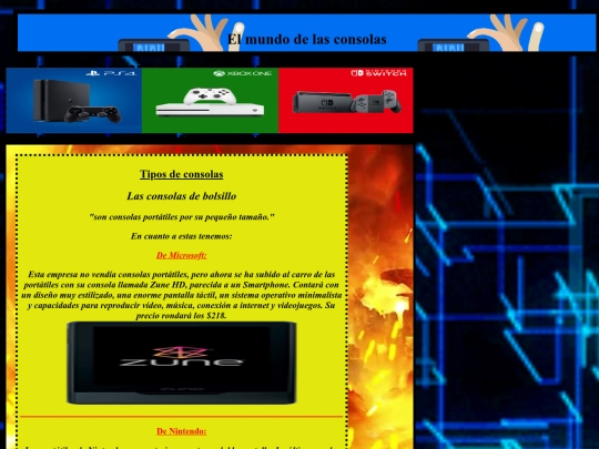 tipos de consola screenshot