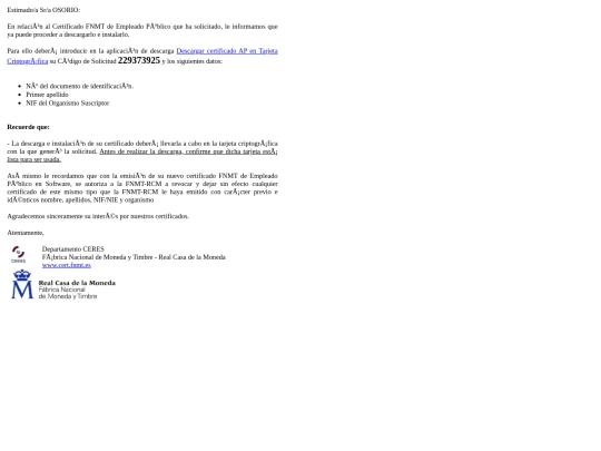 certif screenshot