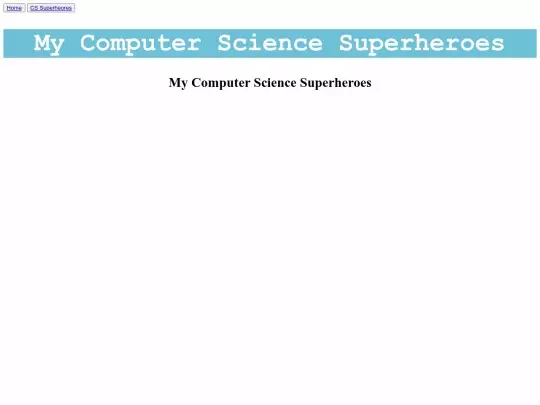 MyCSSuperheroes screenshot