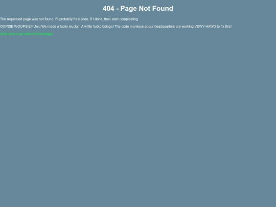 not_found screenshot